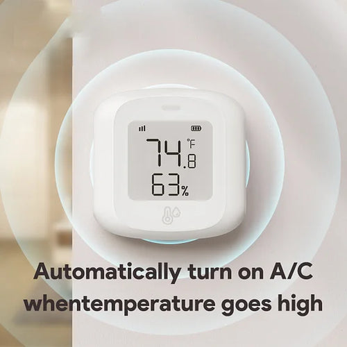 Smart WiFi Temperature and Humidity Sensor Indoor